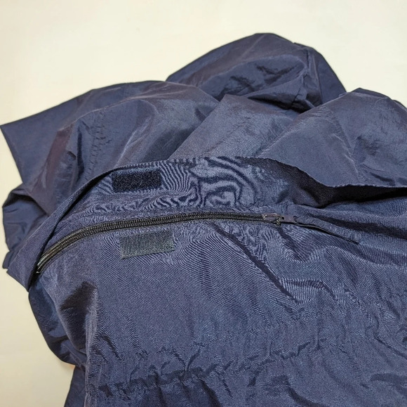 Vintage Northern Elements Logo Navy Zip  Up Windbreaker Mens Medium - Picture 8 of 10